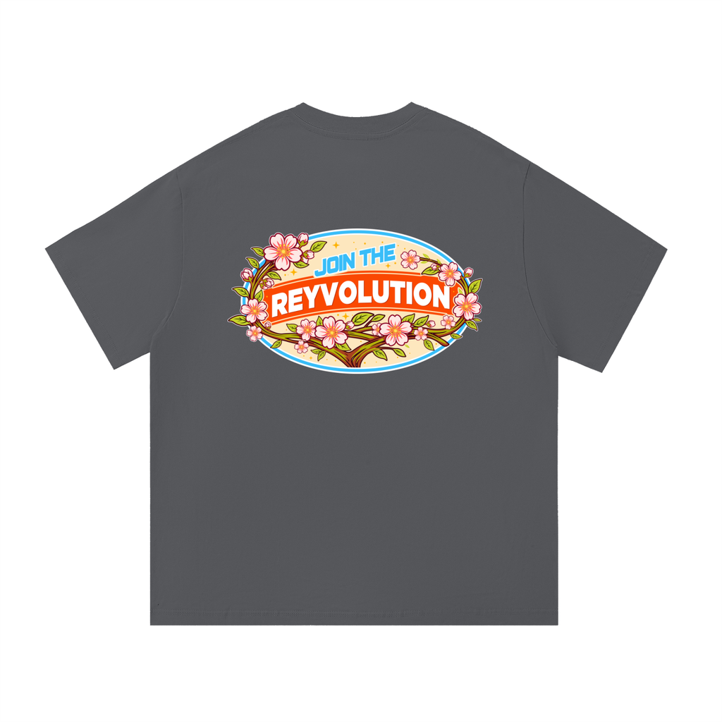 Reyvolution Cherry Blossom Essential Cotton T-Shirt