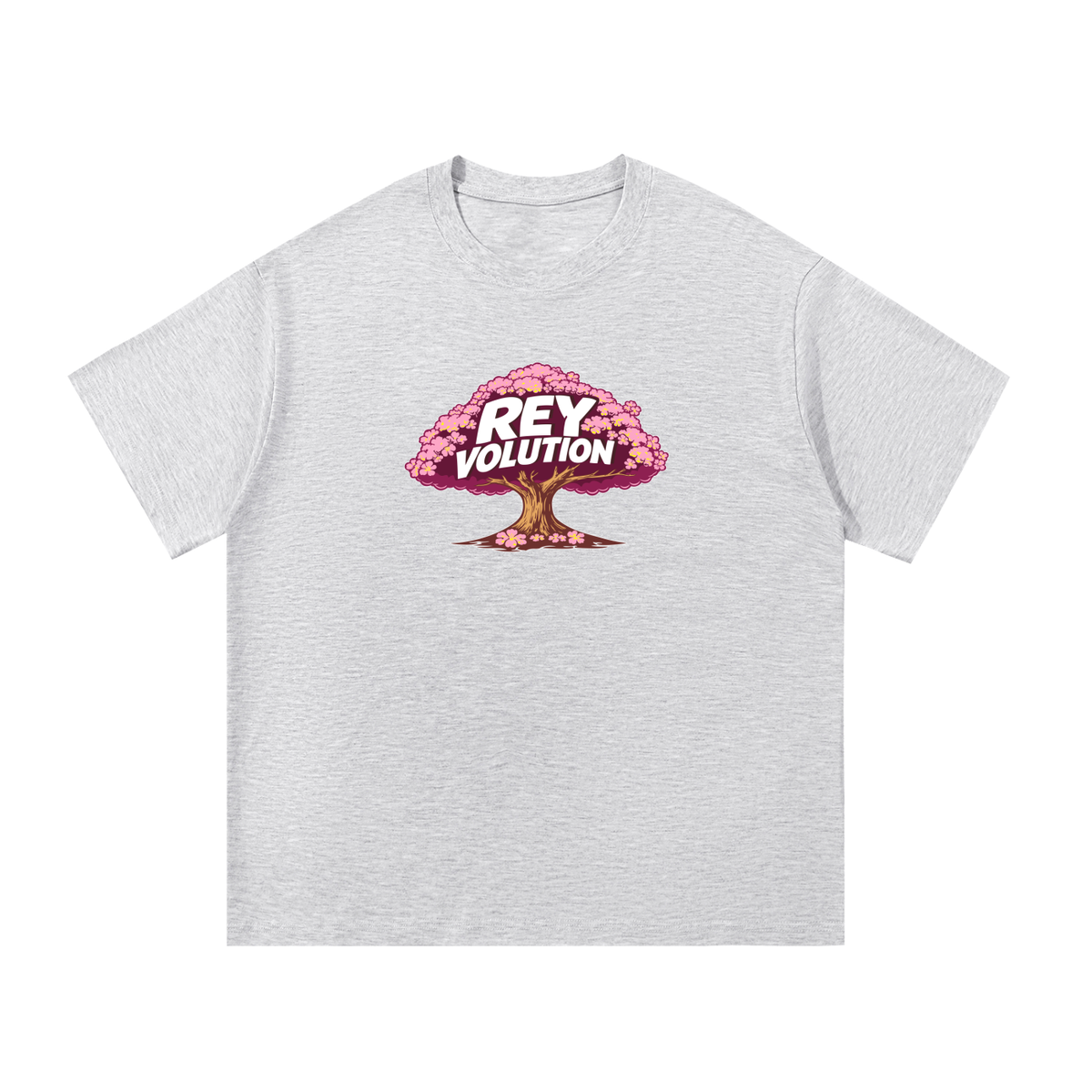 Reyvolution Cherry Blossom Essential Cotton T-Shirt