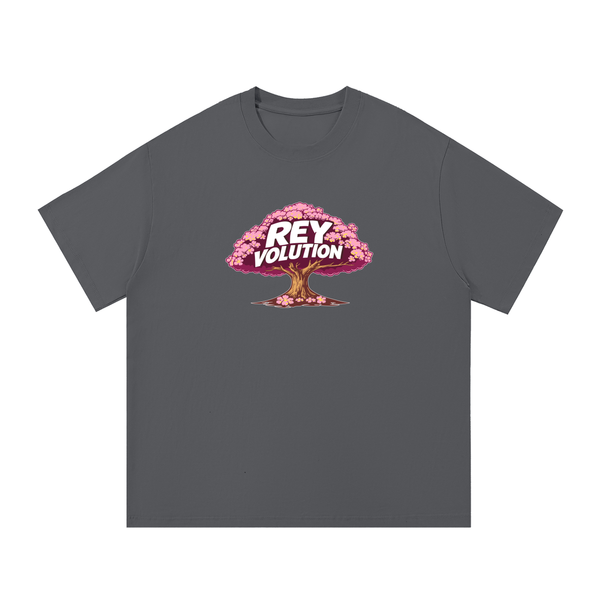 Reyvolution Cherry Blossom Essential Cotton T-Shirt