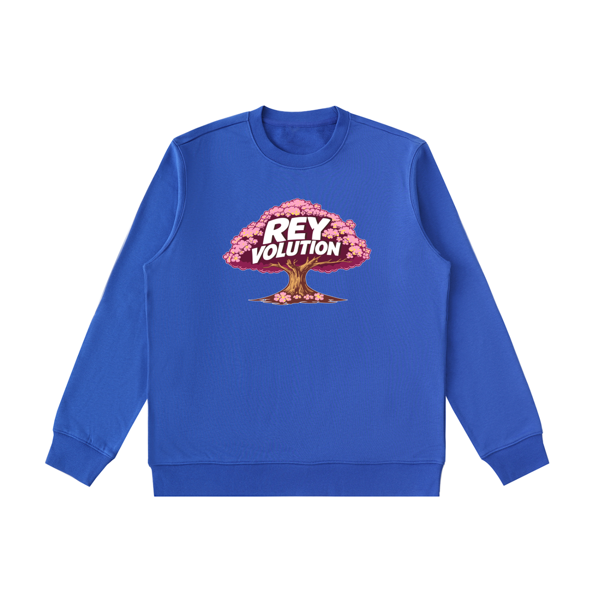 Reyvolution Cherry Blossom Essential Heavyweight Crewneck  Sweatshirt