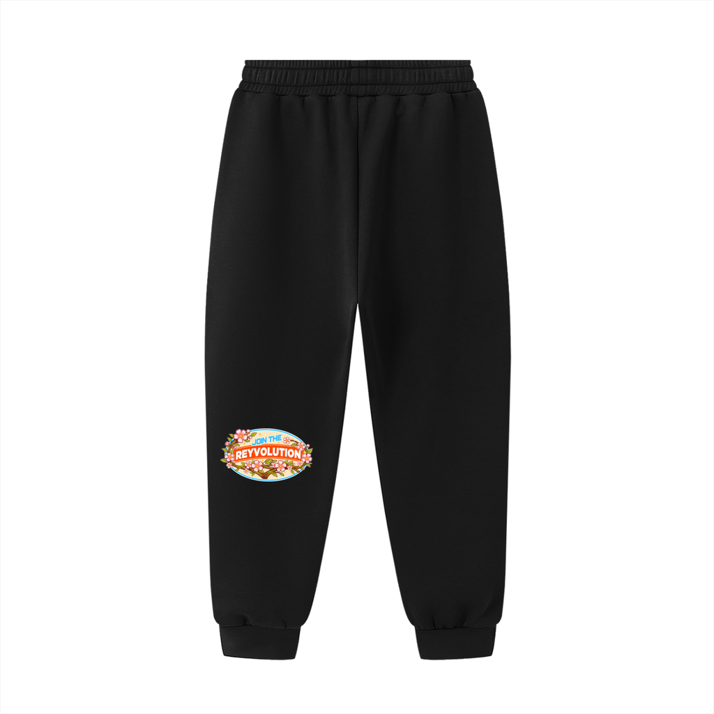 Reyvolution Cherry Blossom Essential Drawstring Jogged Sweatpants