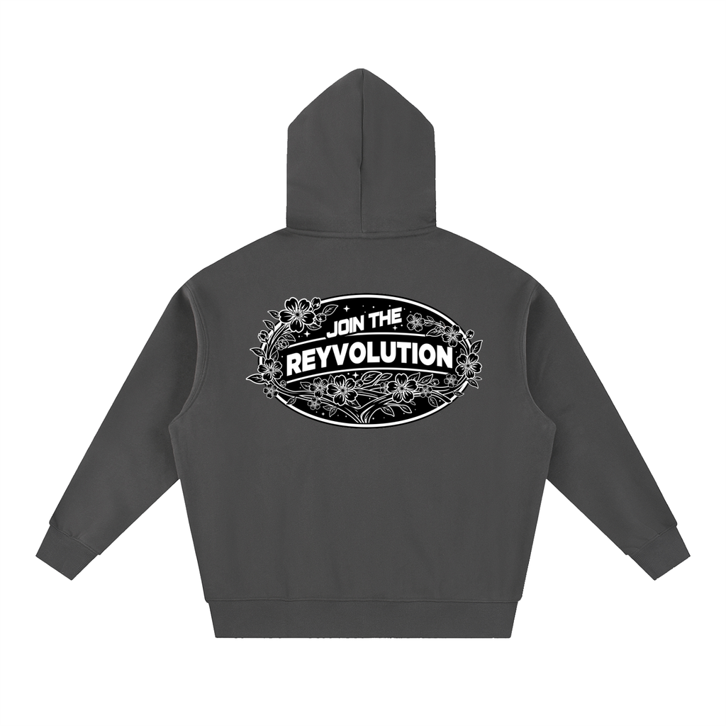 Reyvolution Essential Oversized Boxy Fit Fleece Hoodie