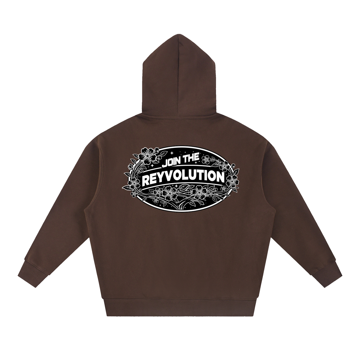 Reyvolution Essential Oversized Boxy Fit Fleece Hoodie