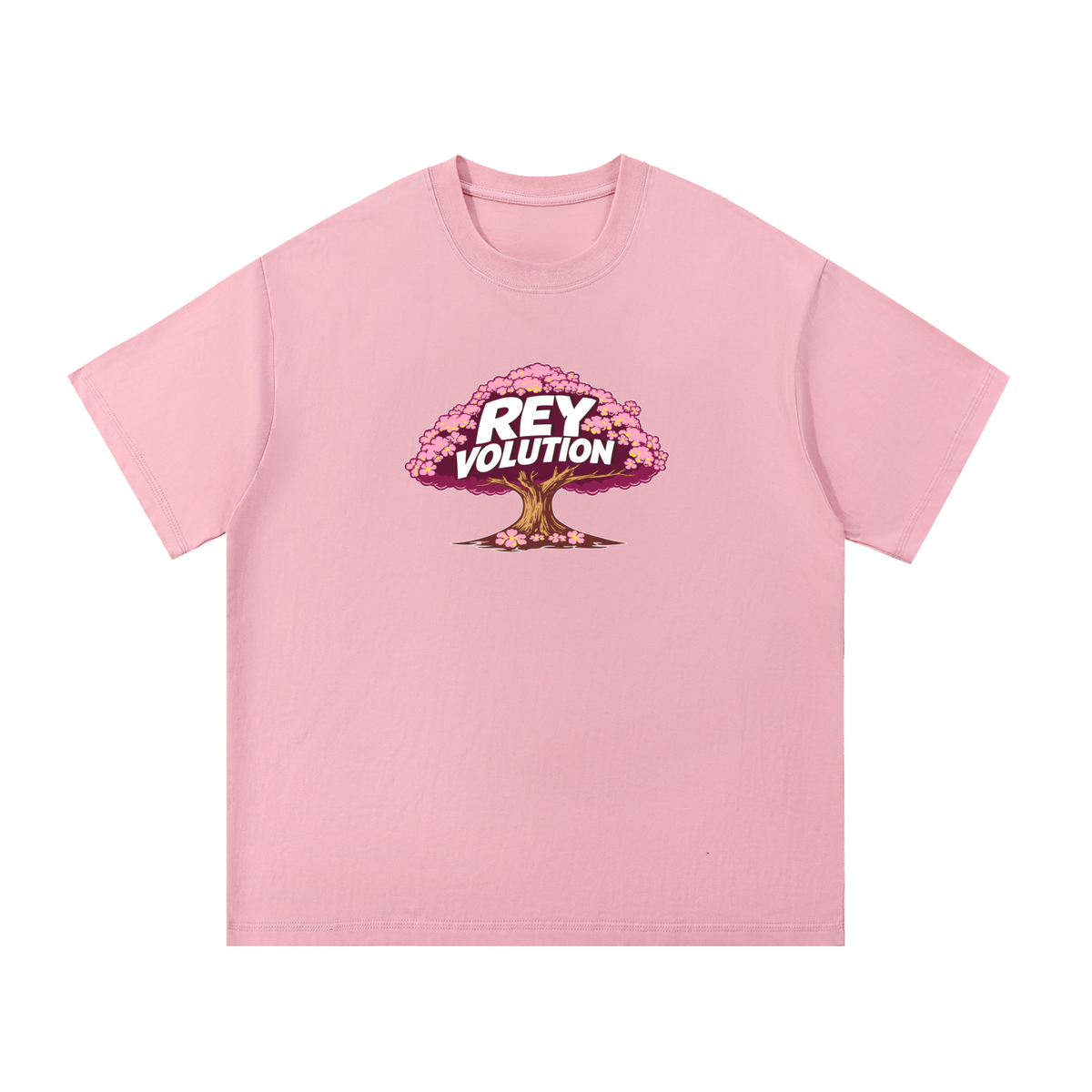 Reyvolution Cherry Blossom Essential Cotton T-Shirt