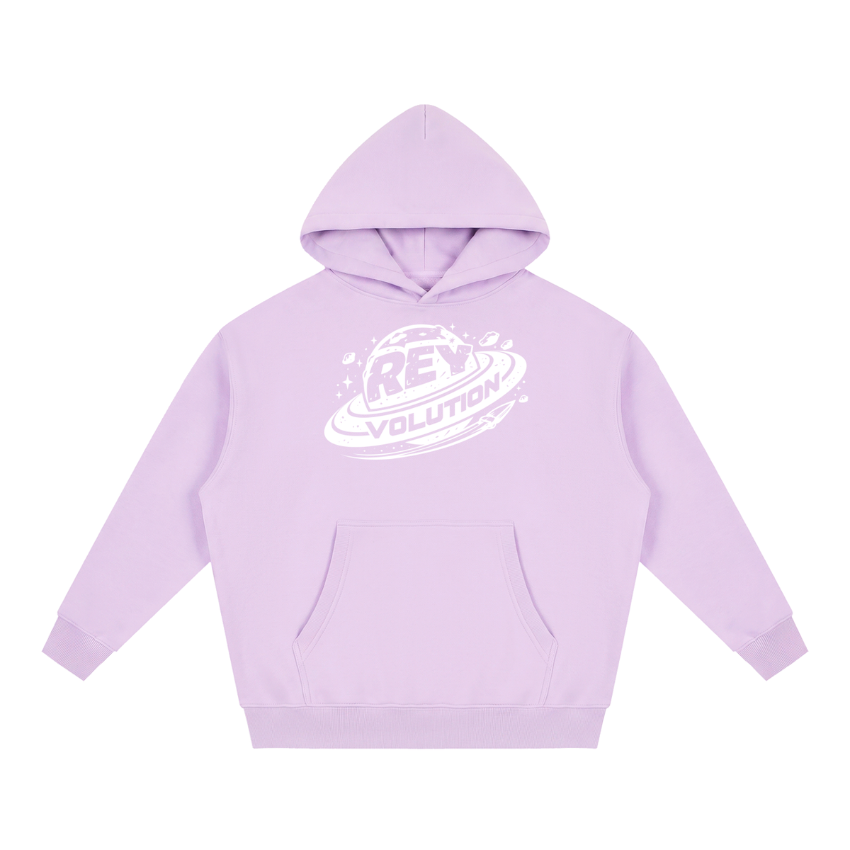 Reyvolution Essential Oversized Boxy Fit Fleece Hoodie