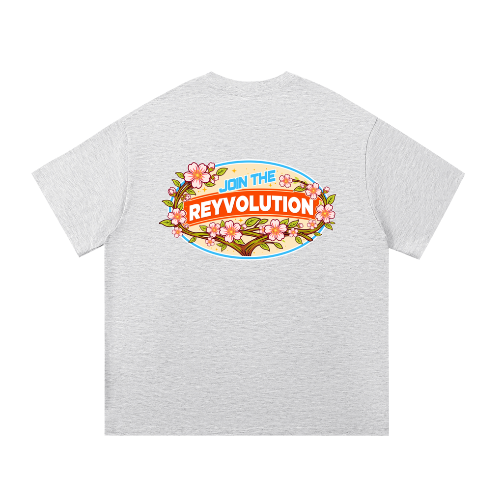 Reyvolution Cherry Blossom Essential Cotton T-Shirt