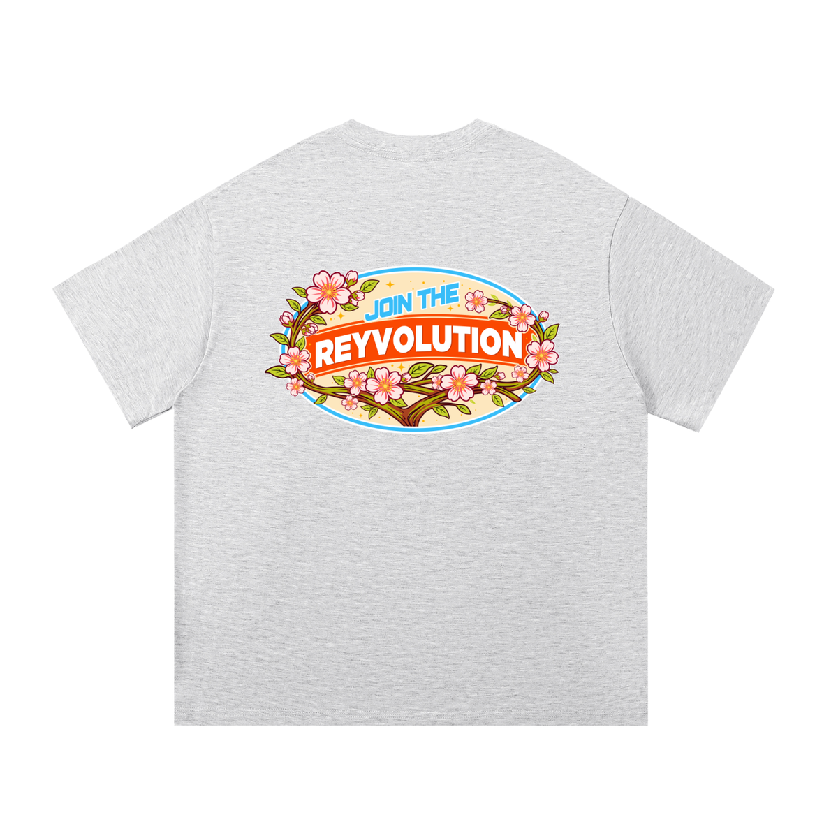 Reyvolution Cherry Blossom Essential Cotton T-Shirt