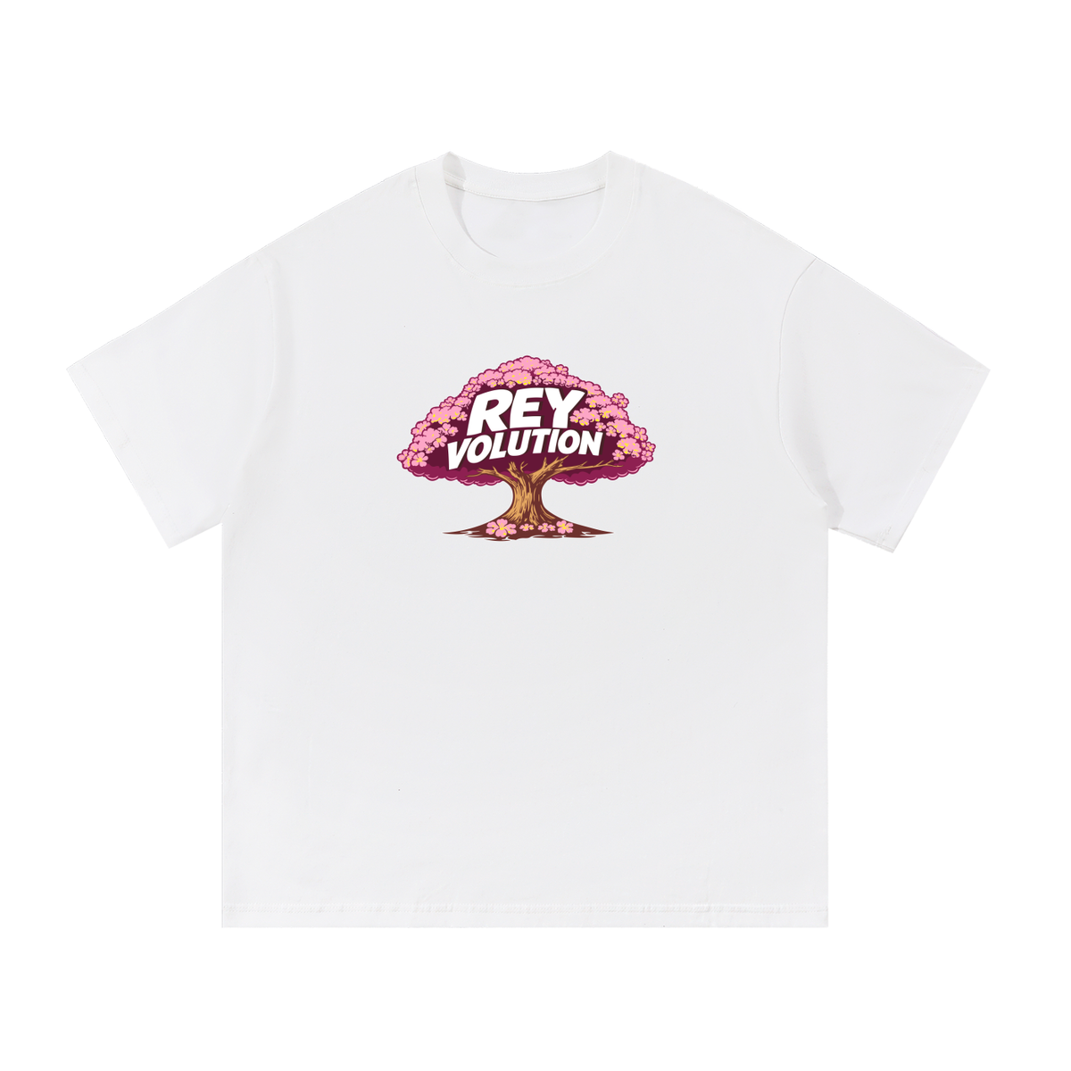 Reyvolution Cherry Blossom Essential Cotton T-Shirt