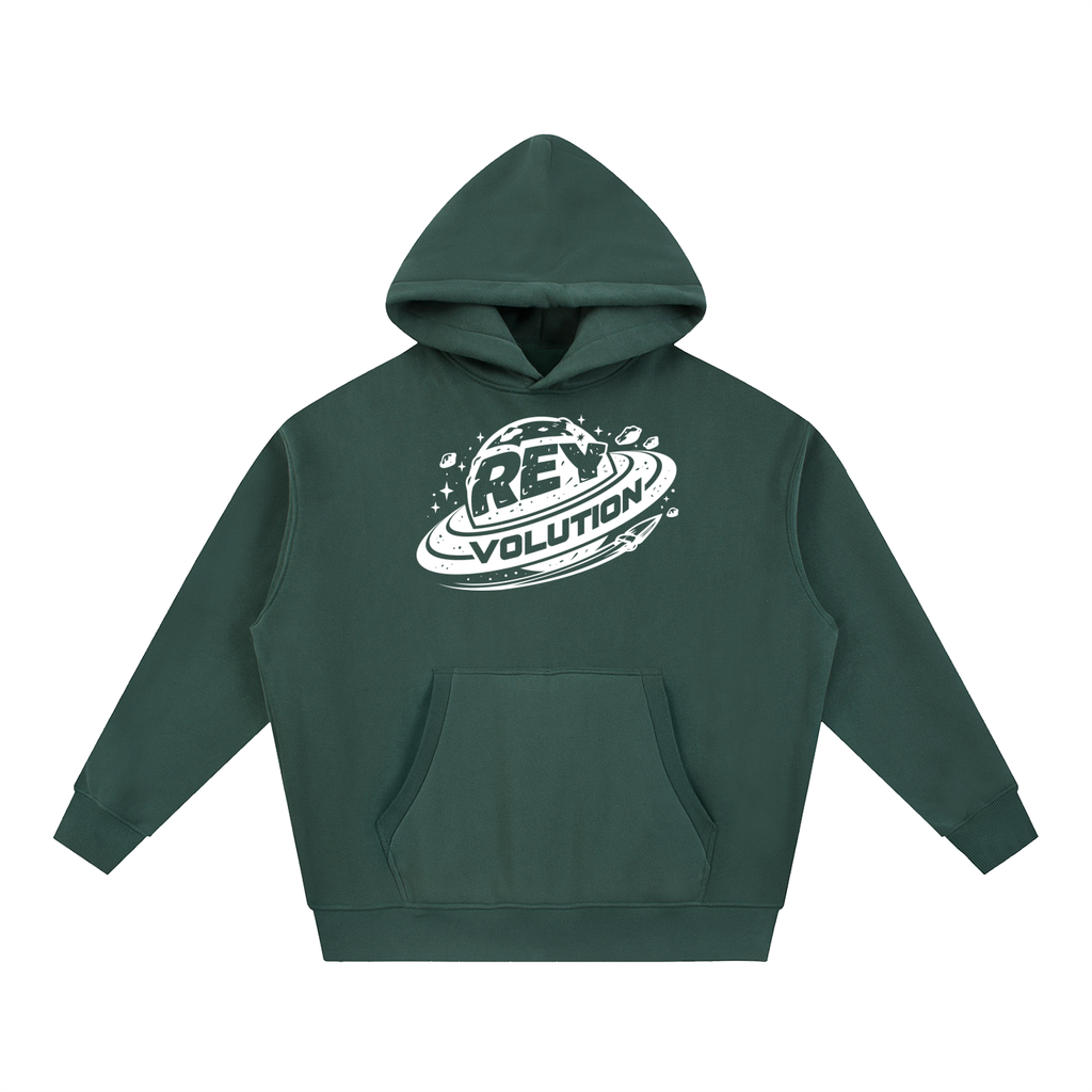 Reyvolution Essential Oversized Boxy Fit Fleece Hoodie