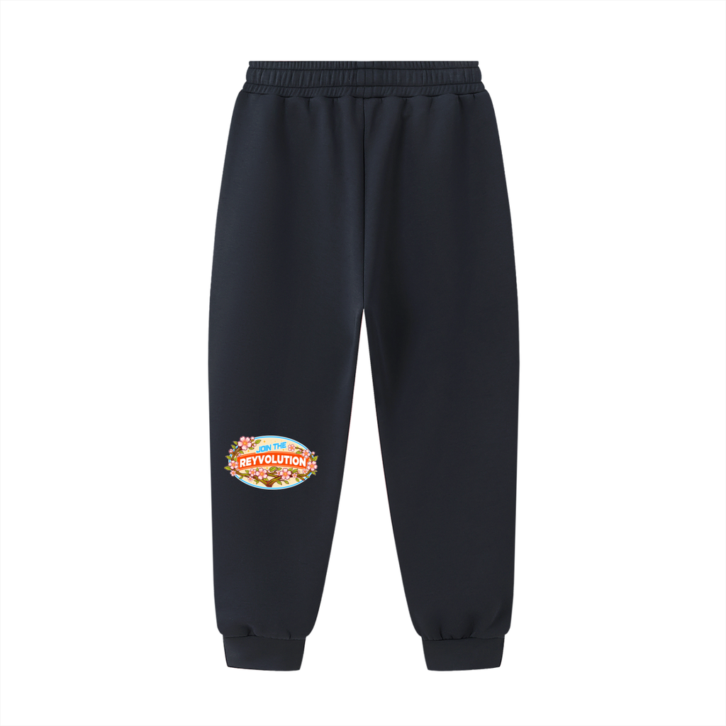 Reyvolution Cherry Blossom Essential Drawstring Jogged Sweatpants