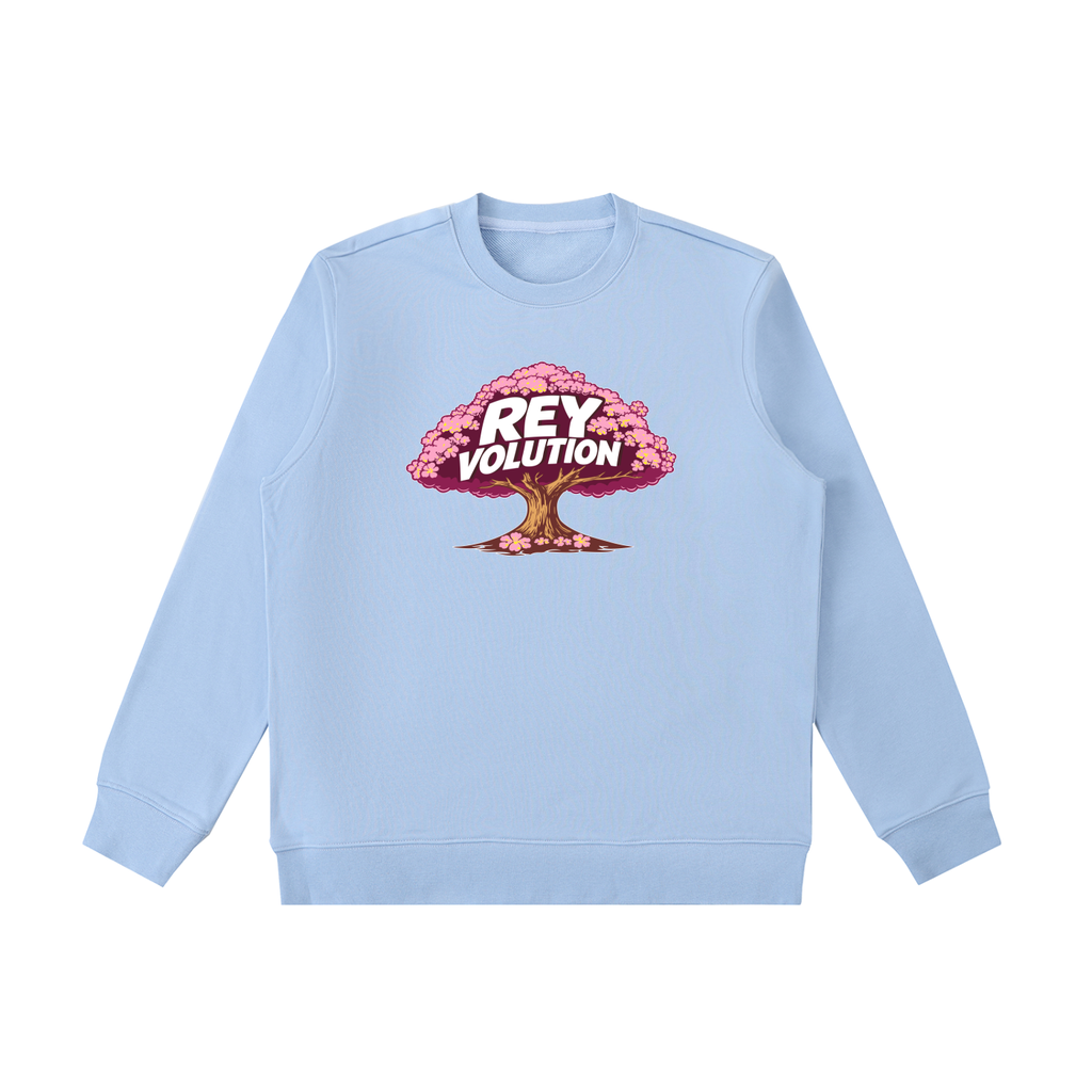 Reyvolution Cherry Blossom Essential Heavyweight Crewneck  Sweatshirt