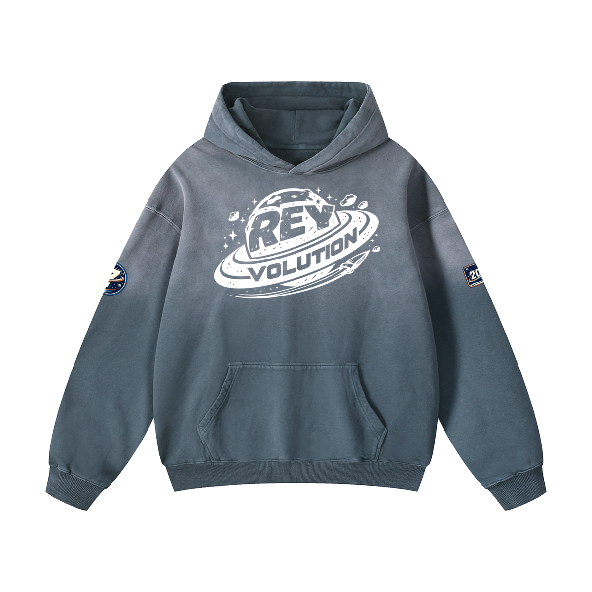 Reyvolution Heavyweight Sunfade Oversized Hoodie