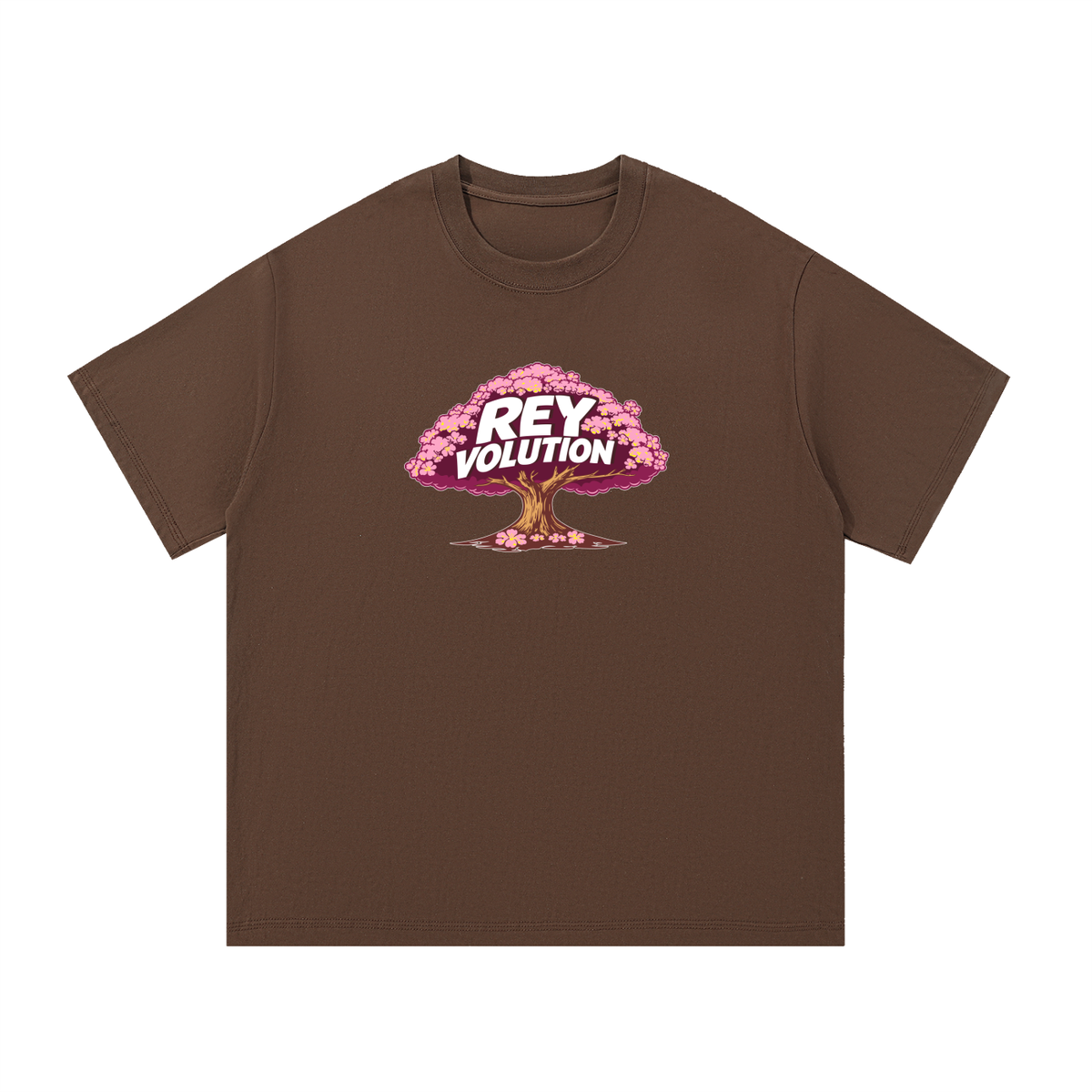 Reyvolution Cherry Blossom Essential Cotton T-Shirt