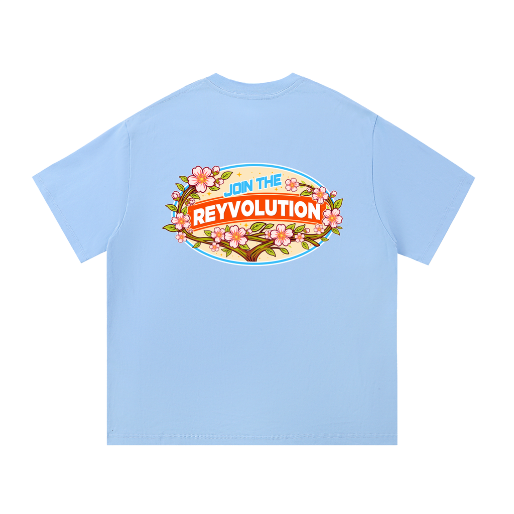 Reyvolution Cherry Blossom Essential Cotton T-Shirt