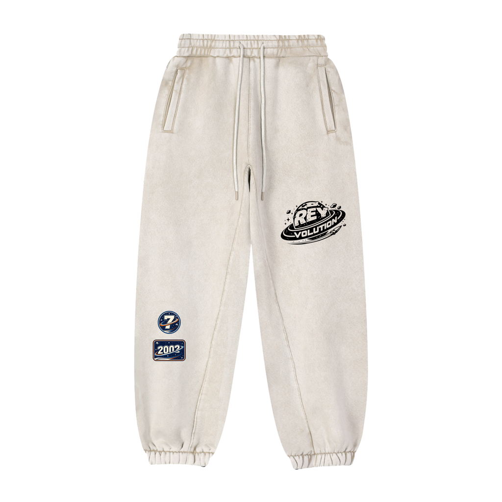 Grey Reyvolution Fleeced Jogger Sweatpants