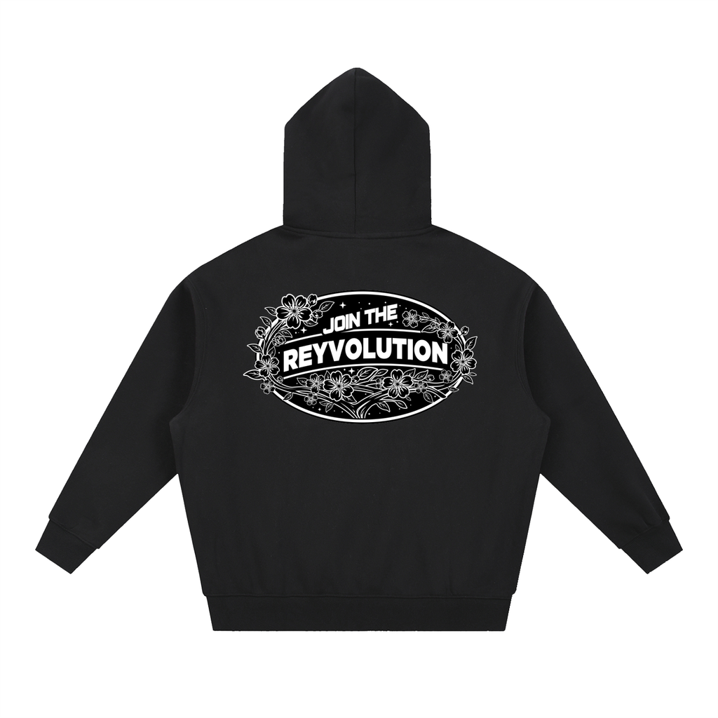 Reyvolution Essential Oversized Boxy Fit Fleece Hoodie