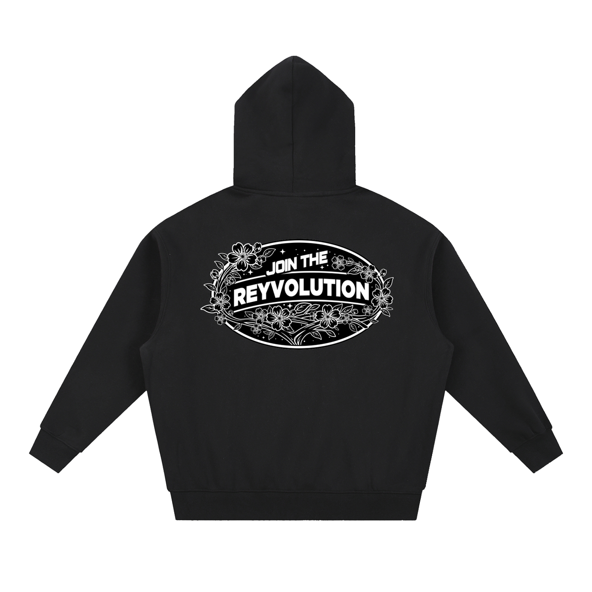 Reyvolution Essential Oversized Boxy Fit Fleece Hoodie
