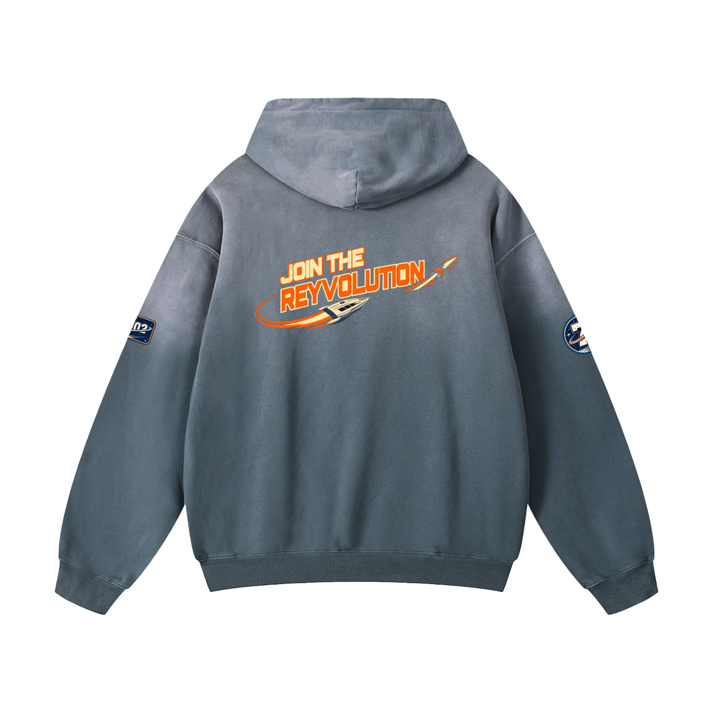 Reyvolution Heavyweight Sunfade Oversized Hoodie