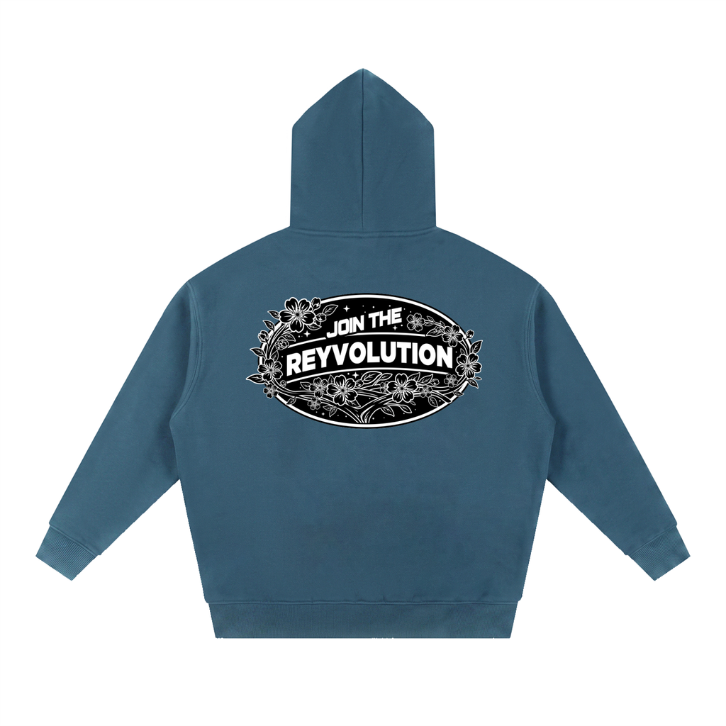 Reyvolution Essential Oversized Boxy Fit Fleece Hoodie