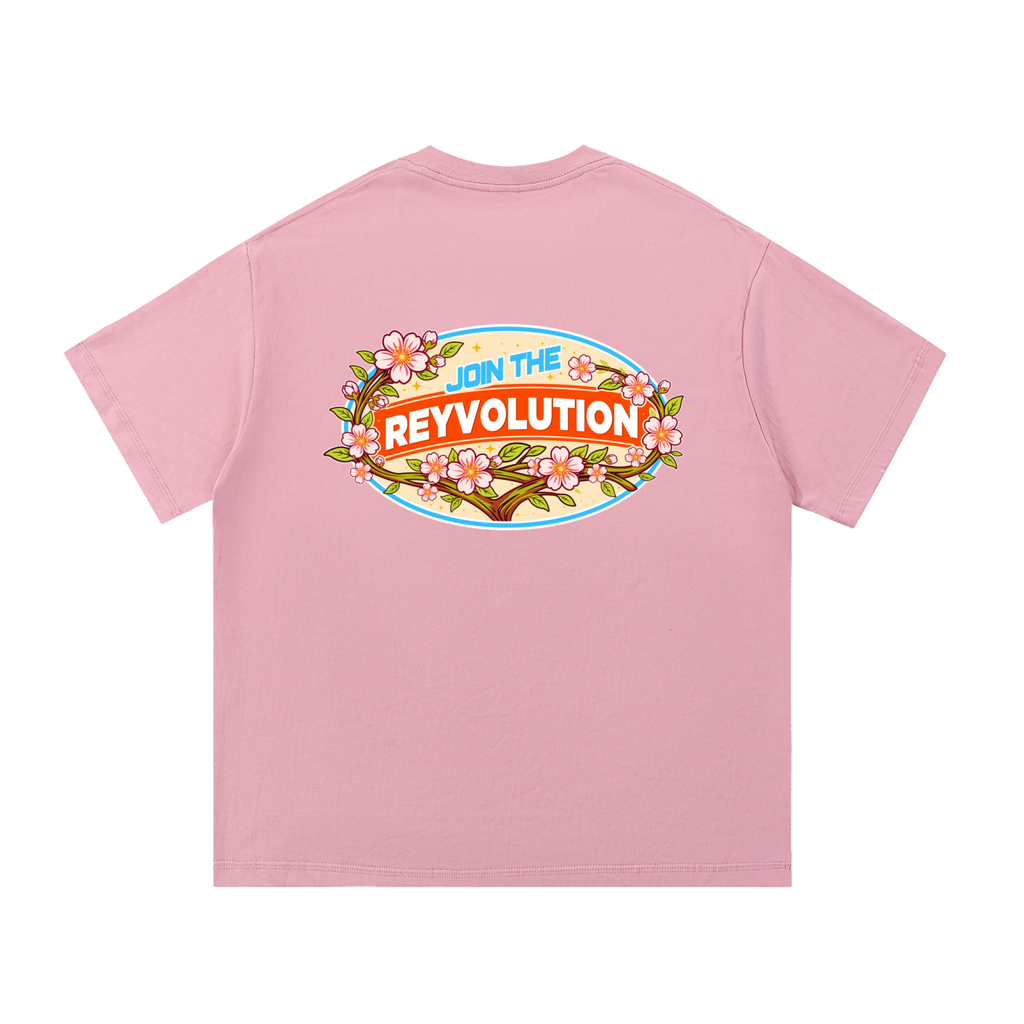 Reyvolution Cherry Blossom Essential Cotton T-Shirt