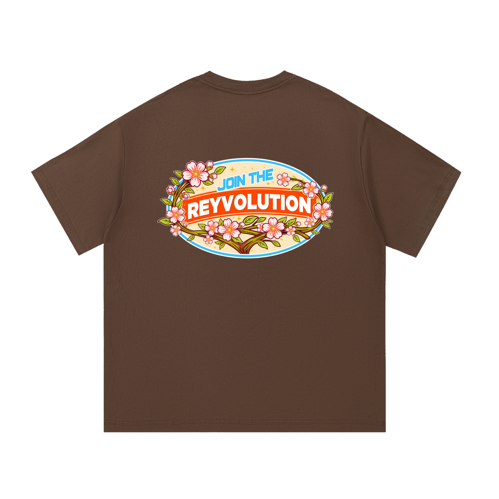 Reyvolution Cherry Blossom Essential Cotton T-Shirt