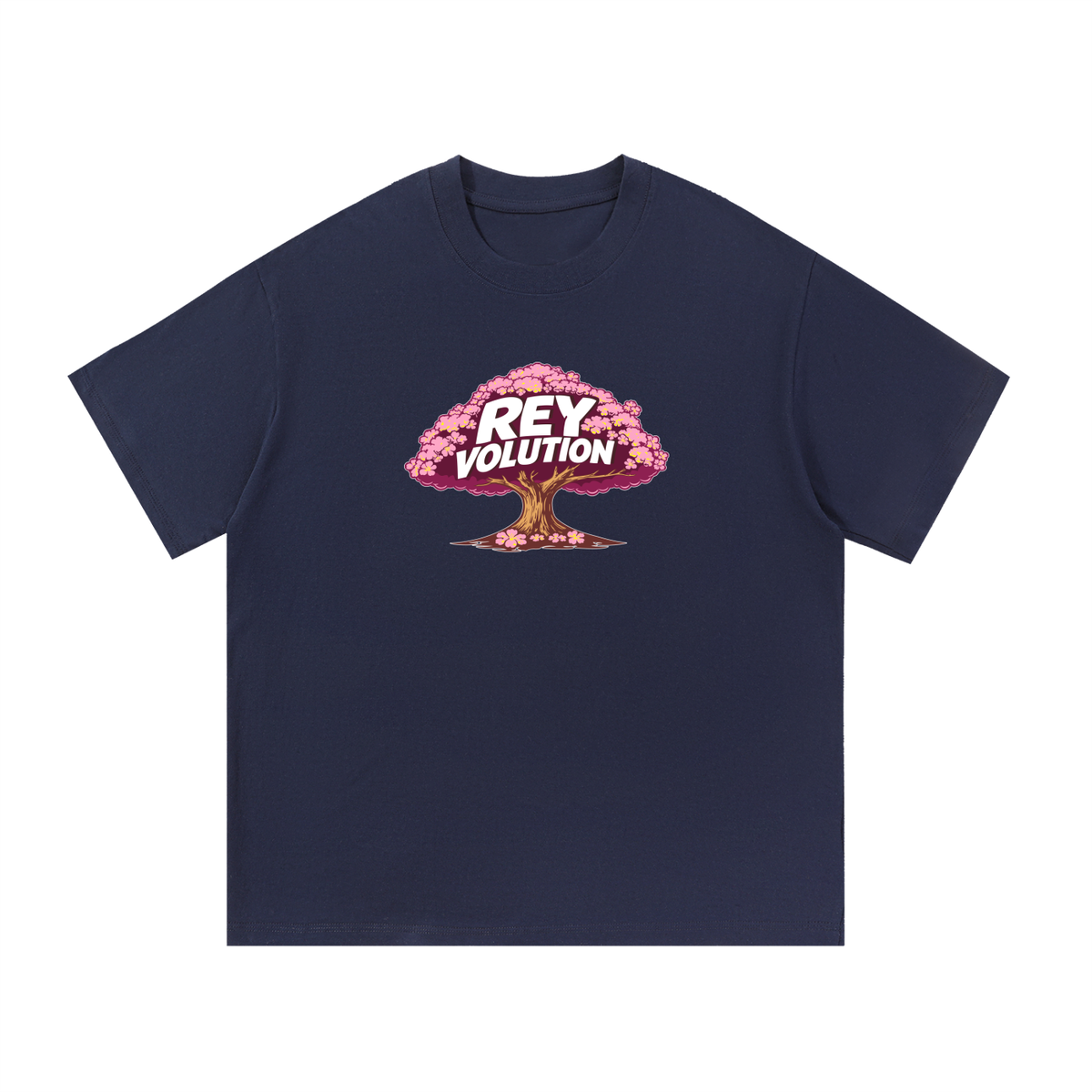 Reyvolution Cherry Blossom Essential Cotton T-Shirt