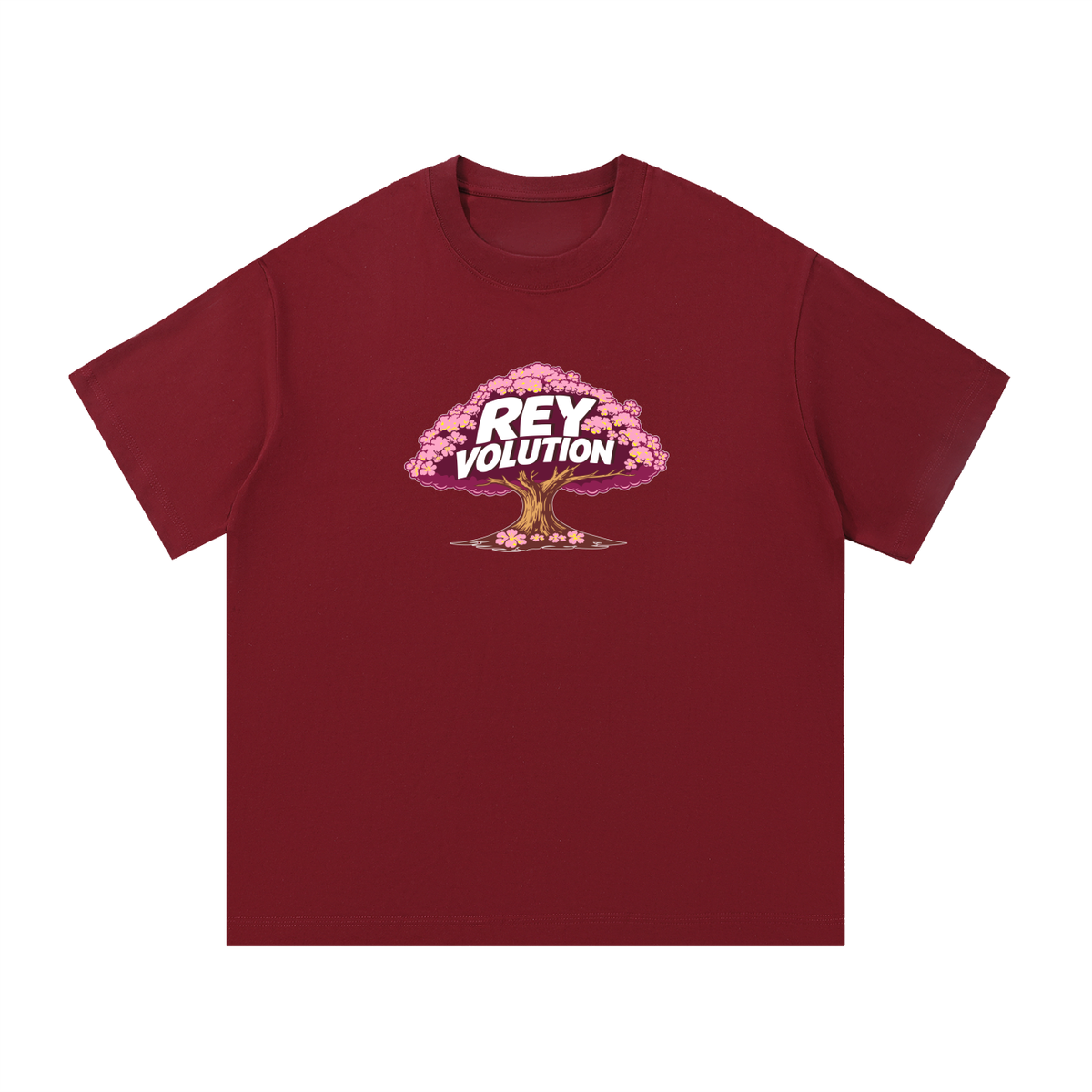Reyvolution Cherry Blossom Essential Cotton T-Shirt