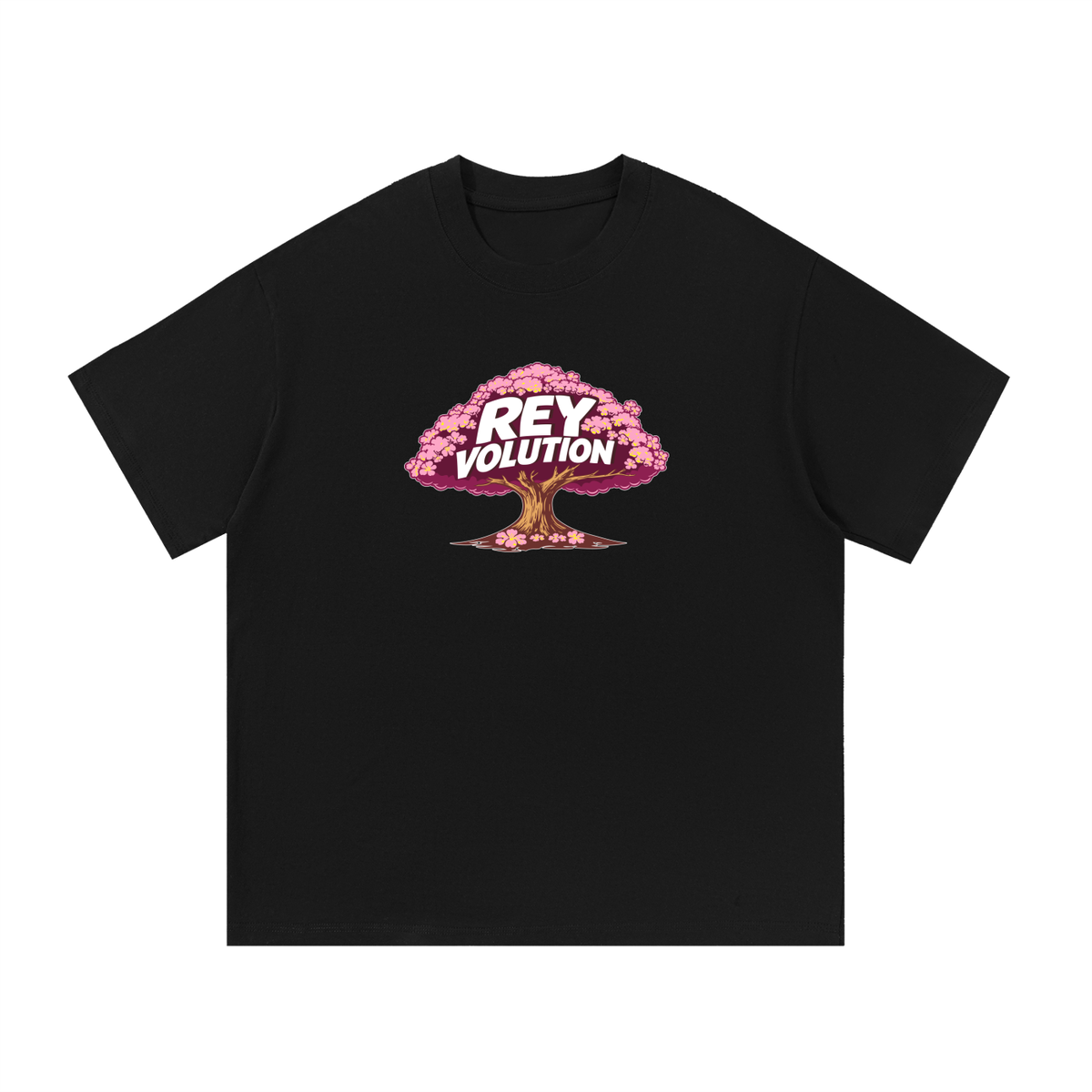 Reyvolution Cherry Blossom Essential Cotton T-Shirt