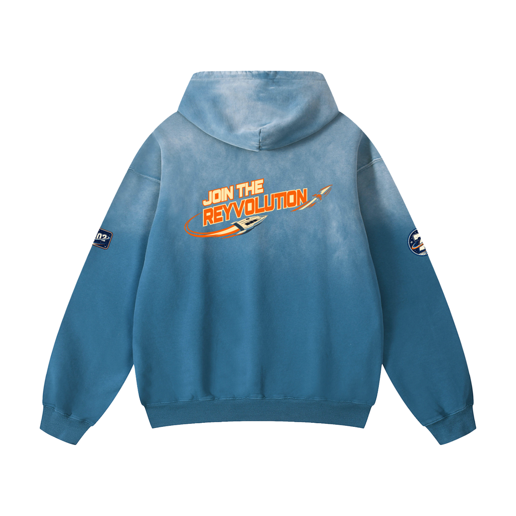 Reyvolution Heavyweight Sunfade Oversized Hoodie